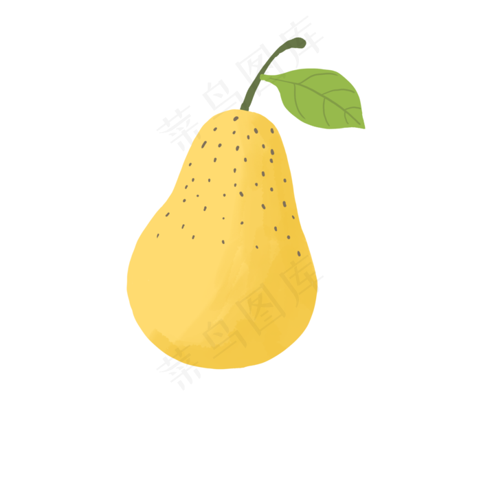 纹理黄色梨PNG