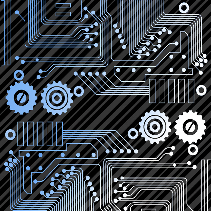 黑科技科幻设计引擎图纸高科技未来飞船海报