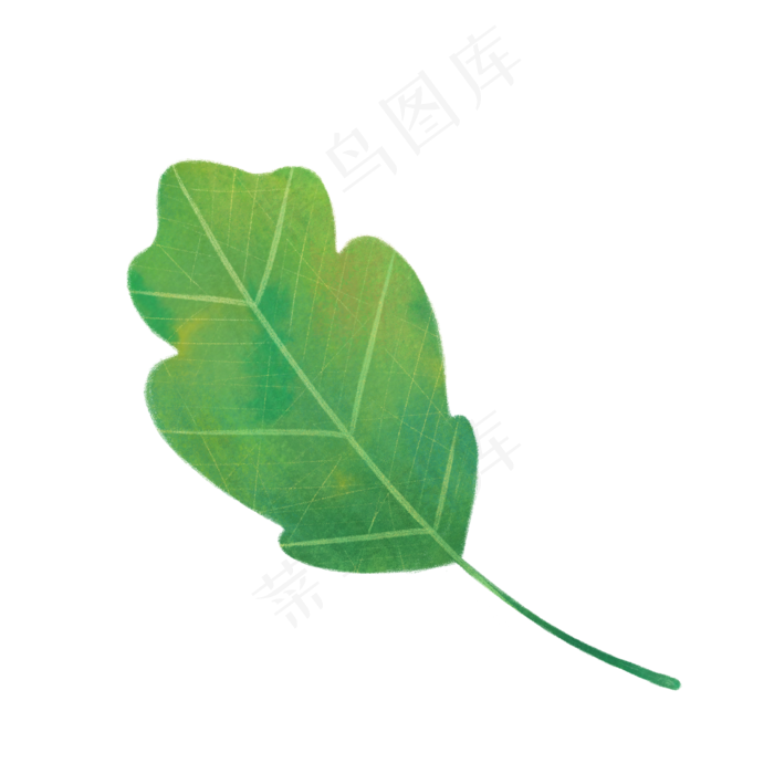 手绘大自然绿色植物树叶(2480X2480(DPI:300))psd模版下载