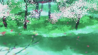 中国风玩弄国潮夏至花节水墨风景