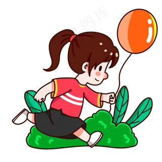 三七女生节开心气球