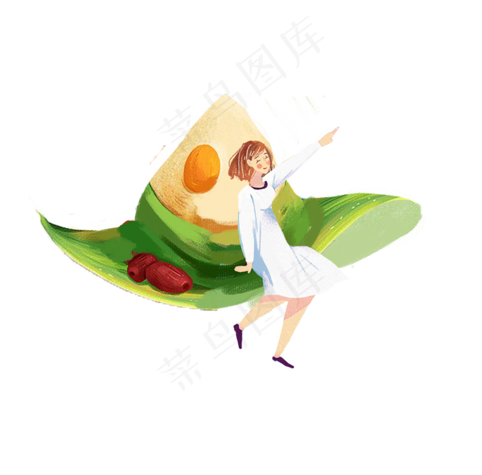 端午节粽子素材包粽子(2000X2500(DPI:300))psd模版下载