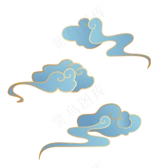 新中式国潮云纹