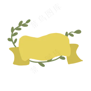 梦幻仙境丝带树枝