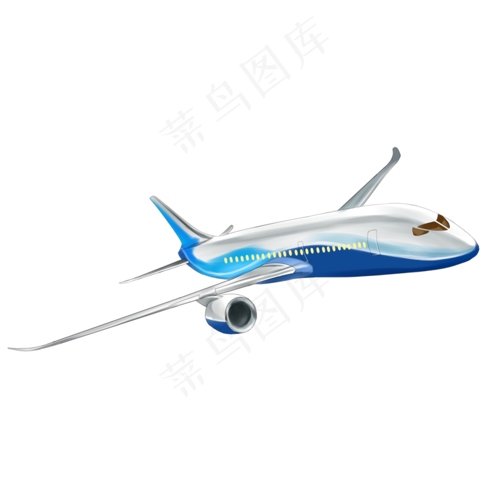 飞机客机云中穿行专业运输大型飞,免抠元素