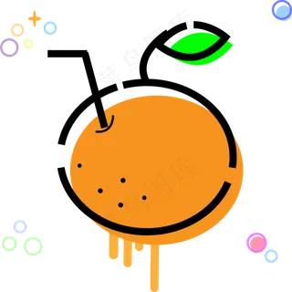 矢量MBE美味水果图标