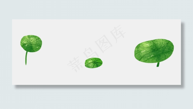 绿色水中植物(1000X389(DPI:300))psd模版下载