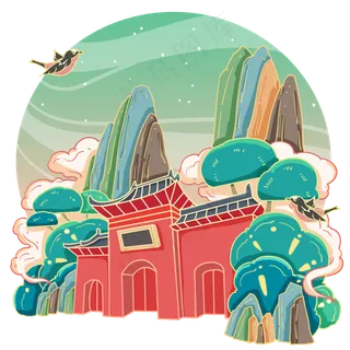 河南洛阳白马寺,免抠元素