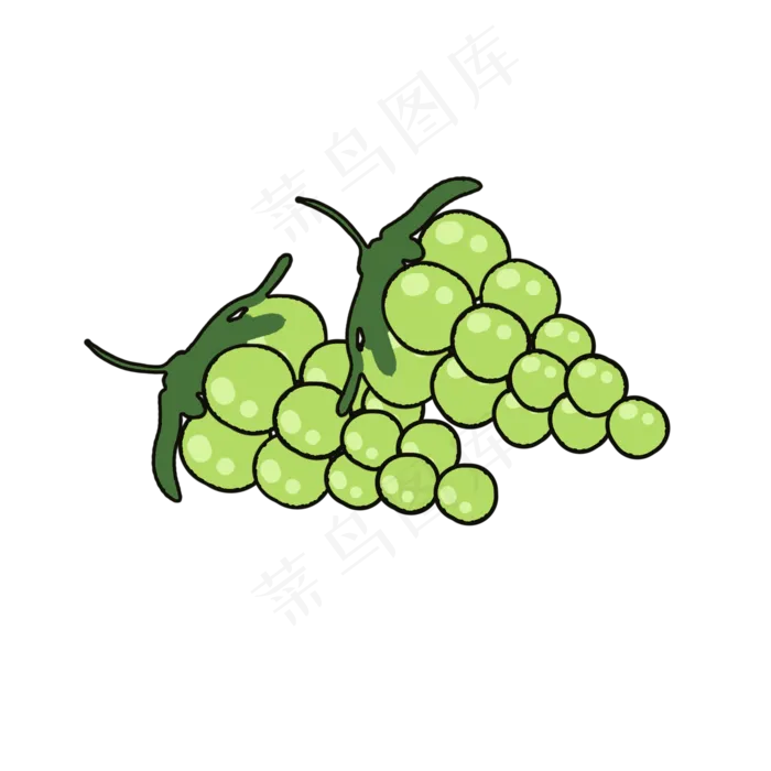 水果葡萄青提(2000X2000(DPI:300))psd模版下载