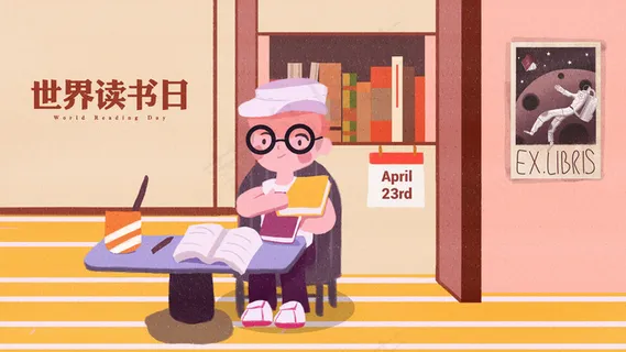 学习励志世界读书日