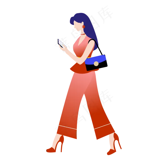 气质职场女性,免抠元素