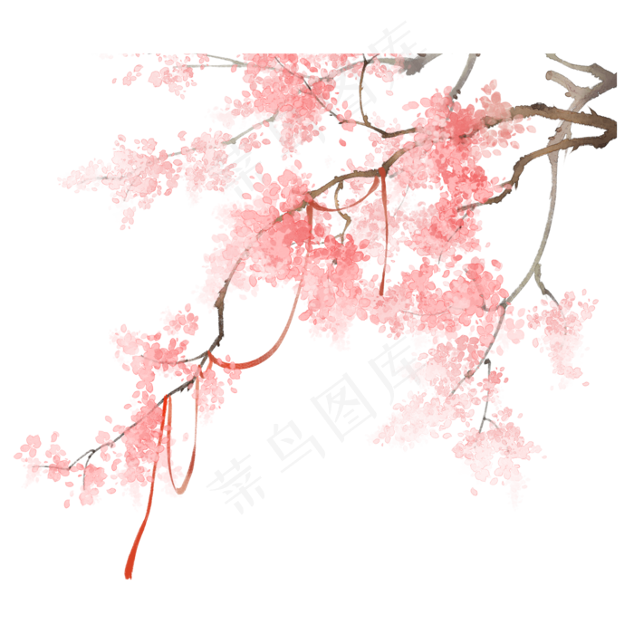 古风花呀(2000X2000(DPI:300))psd模版下载