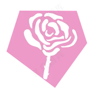 红色矢量玫瑰花