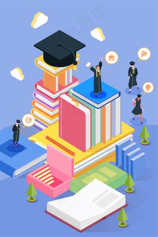 2.5D学生毕业季场景