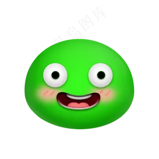 清明节3D立体美味青团PNG免