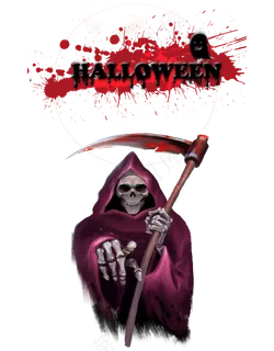 万圣节镰刀恶魔,免抠元素