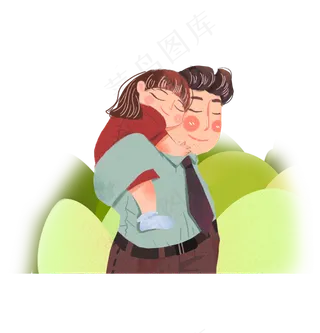 父亲节伟大父亲肩