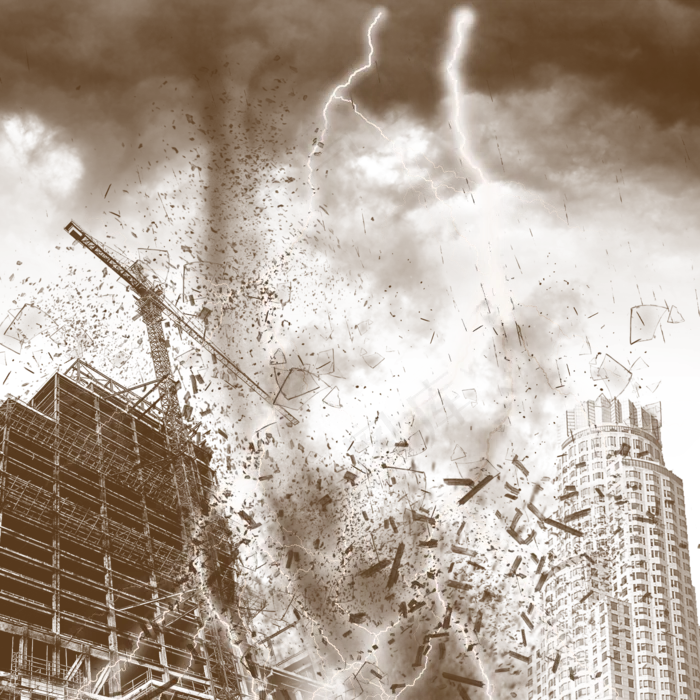 地震灾难乌云闪电效果元素,免抠元素(2000X2000(DPI:300))psd模版下载