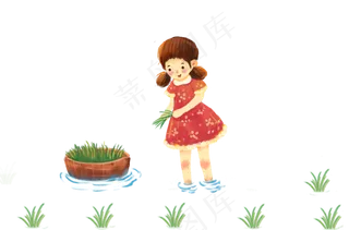 芒种主题之农民芒种