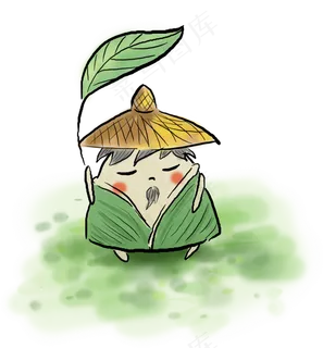 端午节古风人物粽子