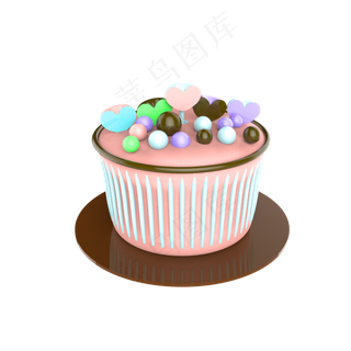 蛋糕仿真甜点免抠素材