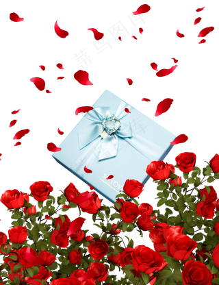 情人节玫瑰礼盒