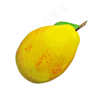 仿真梨子png图