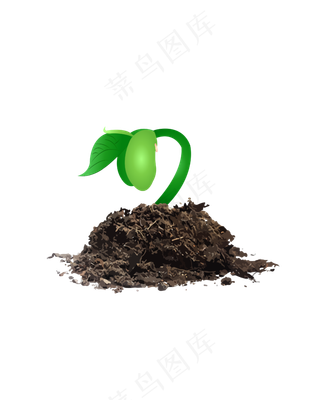 矢量手绘卡通小树,免抠元素