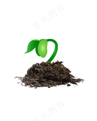 矢量手绘卡通小树,免抠元素