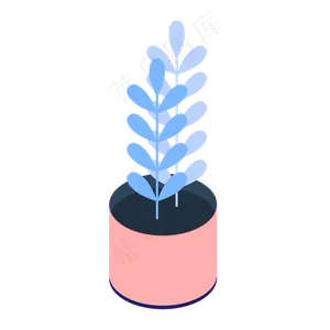 创意免扣2.5D卡通手绘素材花