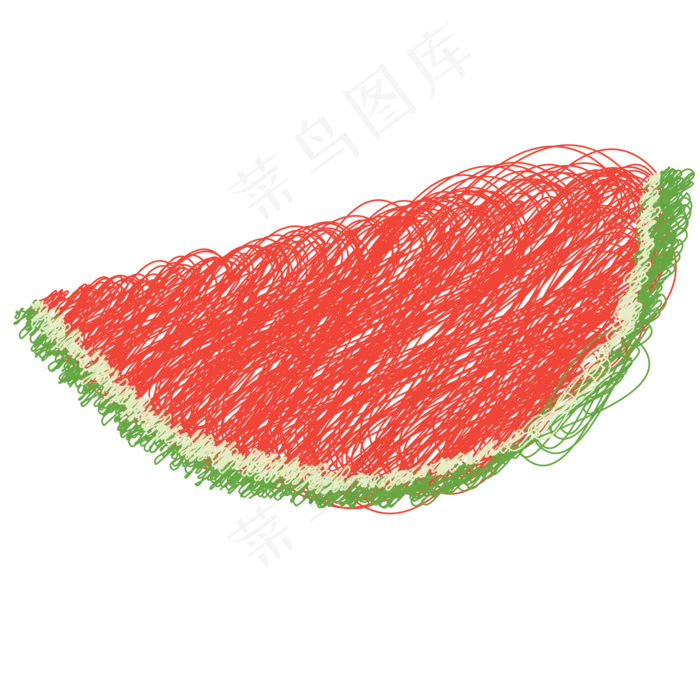线条组成的西瓜免抠图(2083X2083(DPI:300))psd模版下载