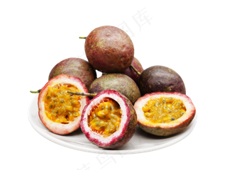 切开的百香果,免抠元素