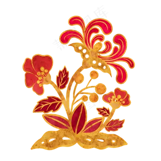 中国风传统花纹,免抠元素