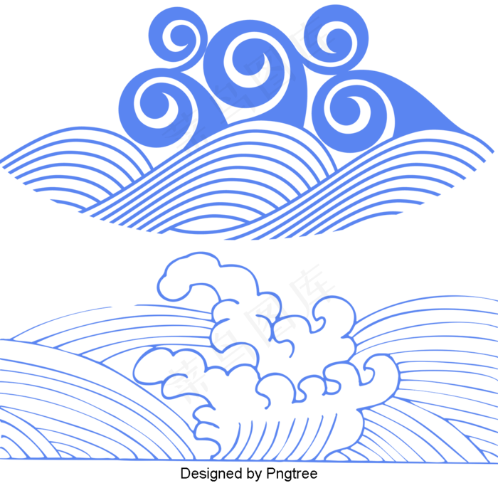 简单的日本装饰设计,免抠元素