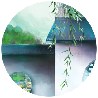 江南古建筑园林庭院