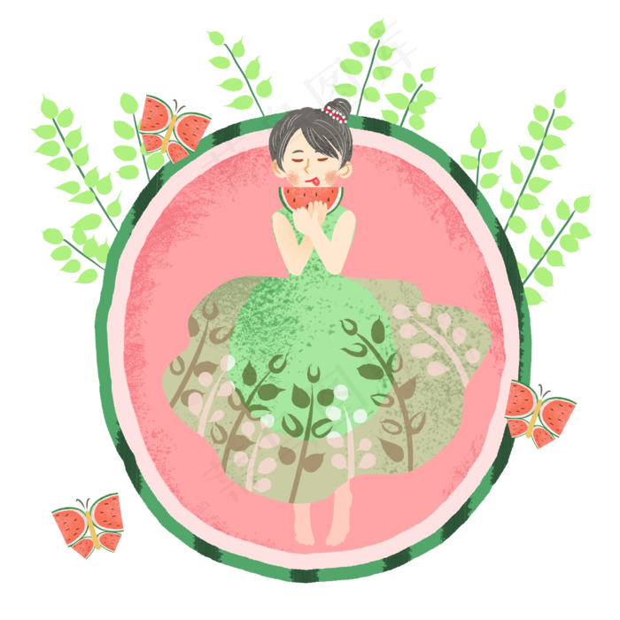 西瓜立夏夏天
