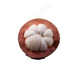 一个山竹实物拍摄免抠