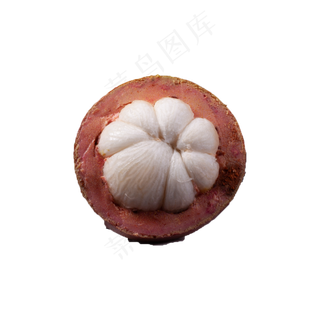 一个山竹实物拍摄免抠