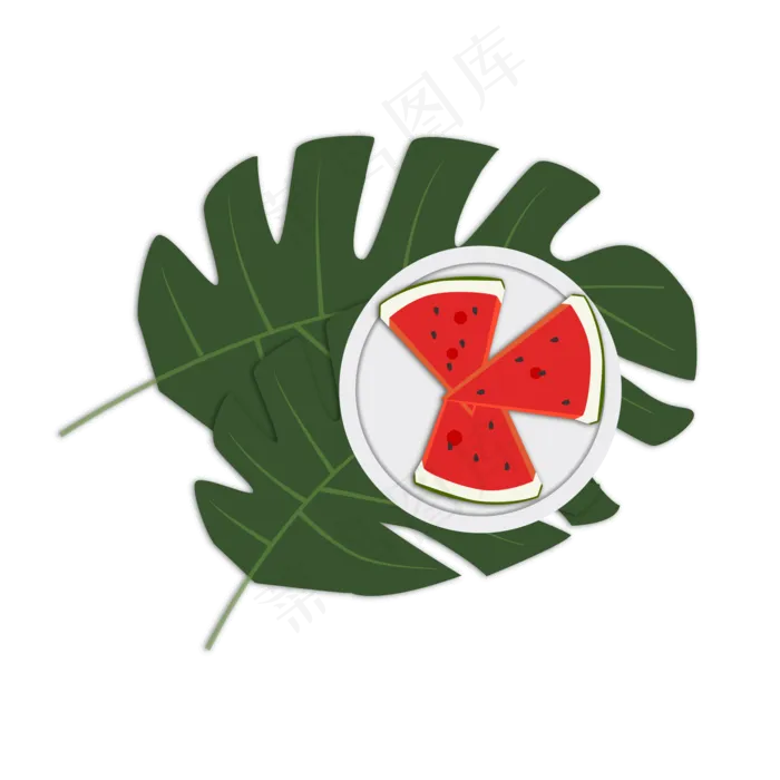 夏天吃西瓜