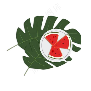 夏天吃西瓜 夏天吃西瓜