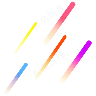漂浮元素彩条,免抠元素