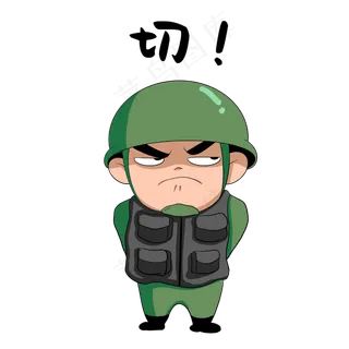 军人切表情包