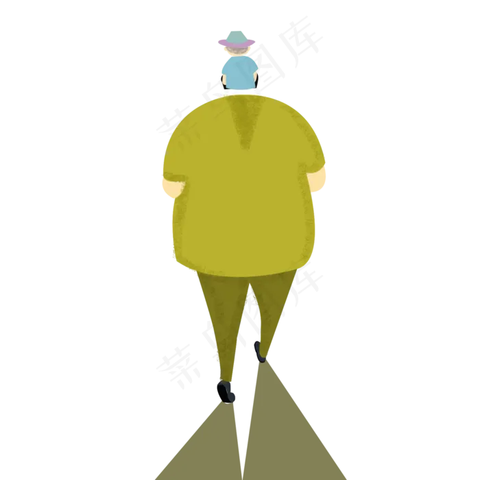 卡通父亲节设计元素(2000X2000(DPI:300))psd模版下载