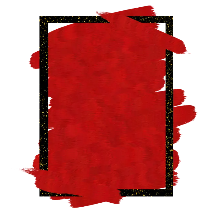油画笔刷红色边框(2000X2000(DPI:300))psd模版下载