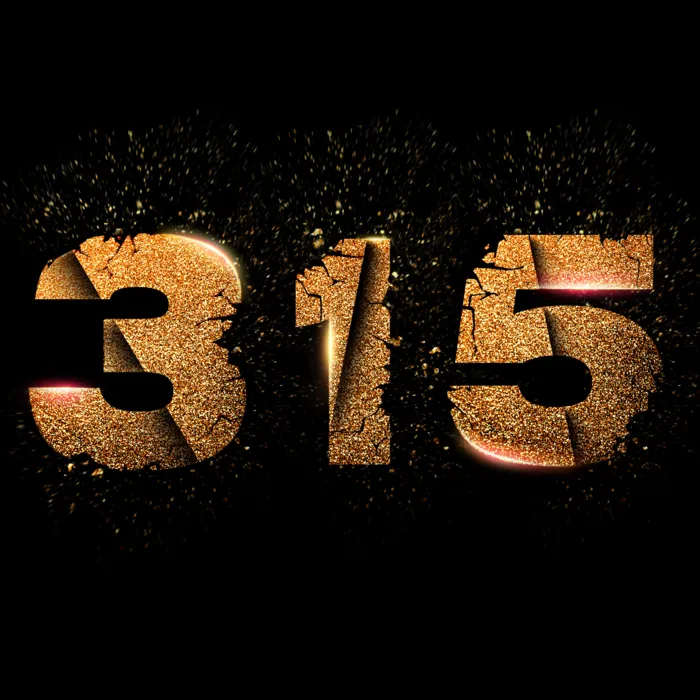 315 金色字  金属崩裂字(2000*2000px 	      )psd模版下载