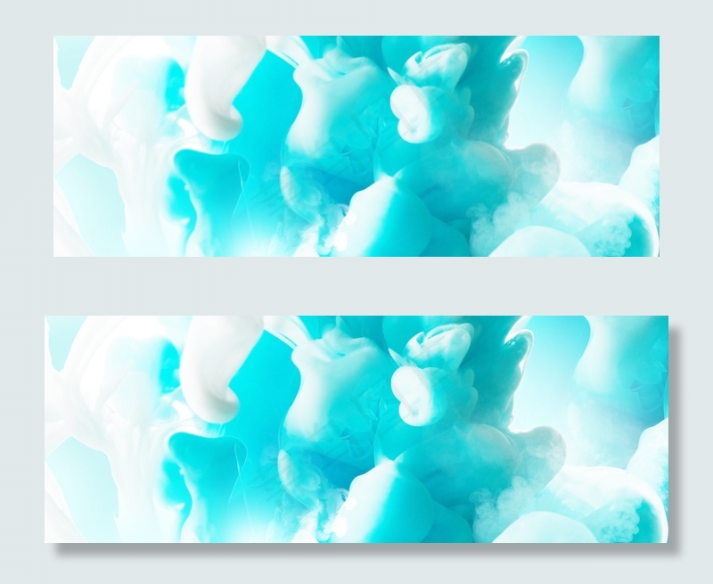 蓝色小青烟雾渲染背景