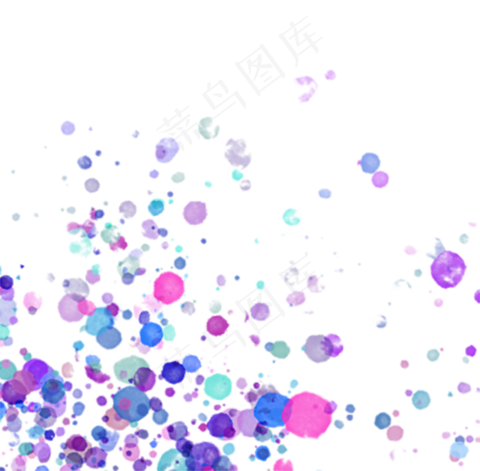 淡雅水彩墨迹15