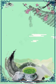 传统二十四节气白露古风文艺白露茶