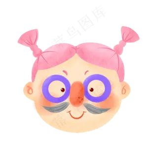 愚人节漂亮的小丑,免抠元素