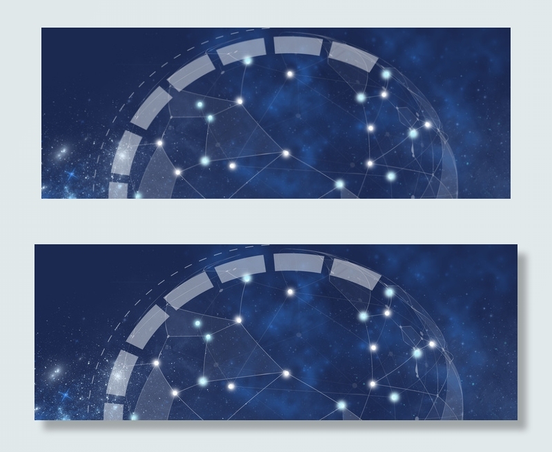 蓝色商务科技背景